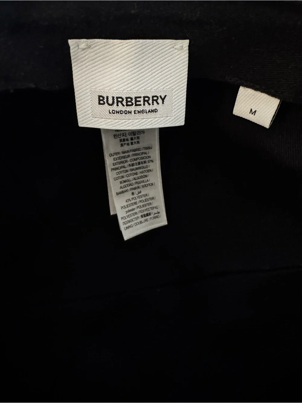 Burberry Vintage Check Logo Rubber Patch Baseball Cap – Soft Fawn